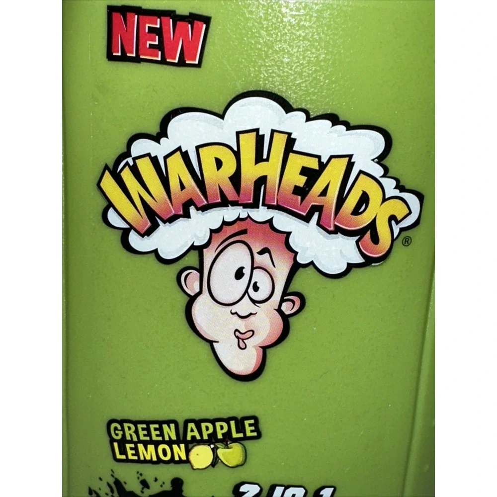 Warheads Green Apple Lemon 2-in-1 Shampoo and Conditioner 14oz Paraben Free